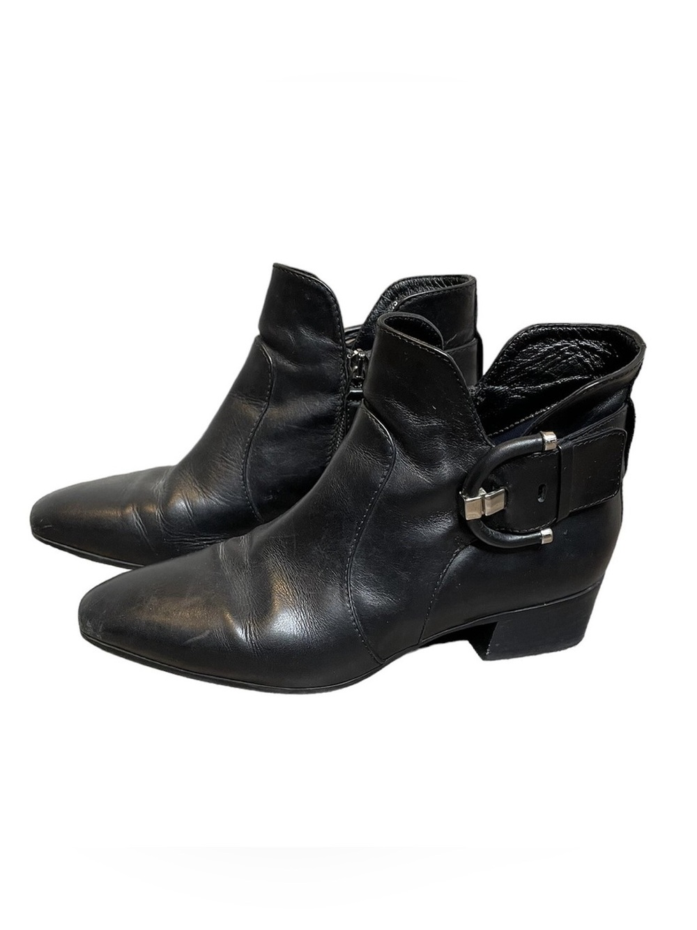 AQUATALIA Black Leather Weatherproof Chelsea Boots - Picture 5 of 15